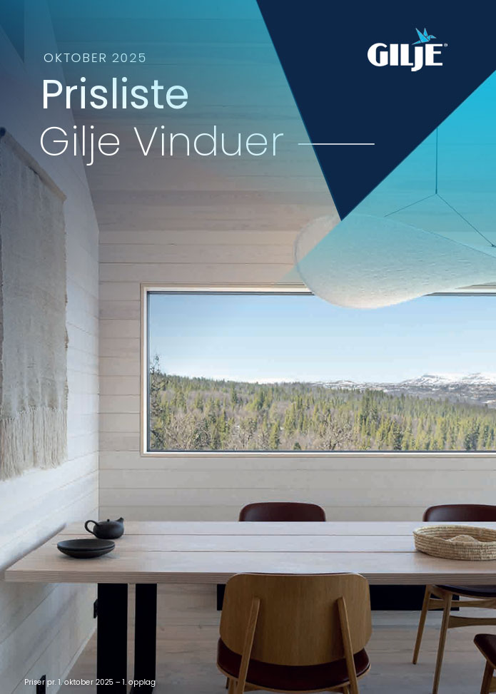 Prisliste Gilje vinduer