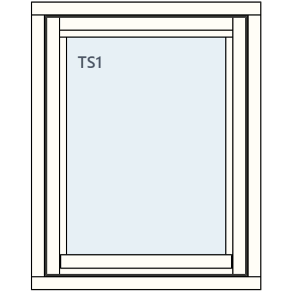 Finestra Trend Toppsving 80x100 3-lags