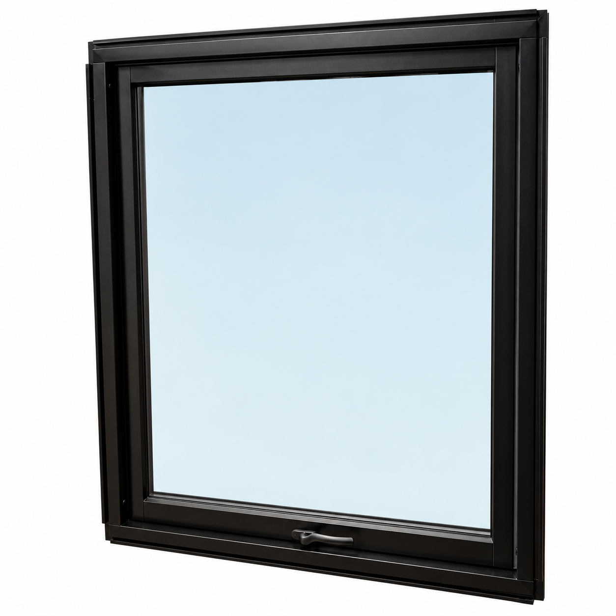 Finestra toppsving vindu 120x120 3-lags ALU sort U-verdi 0,77 - Bilde 2