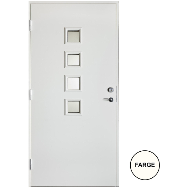 Harmonie Ytterdør Enkel Sandra 90x210 V