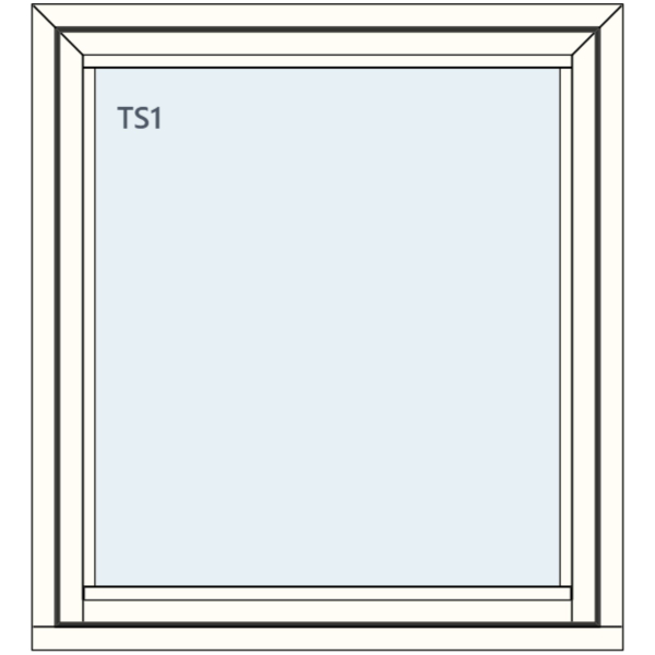 Finestra Energi Toppsving 110x120 3-lags Alu