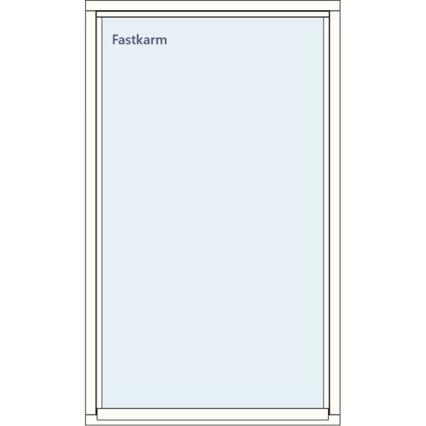Finestra Energi Fastkarm 106x176 2-lags