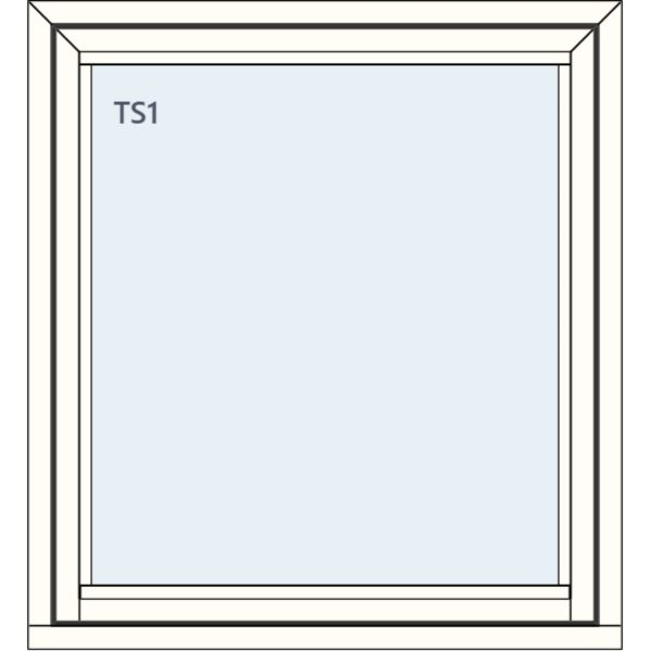 Finestra Energi Toppsving 110x120 3-lags Alu