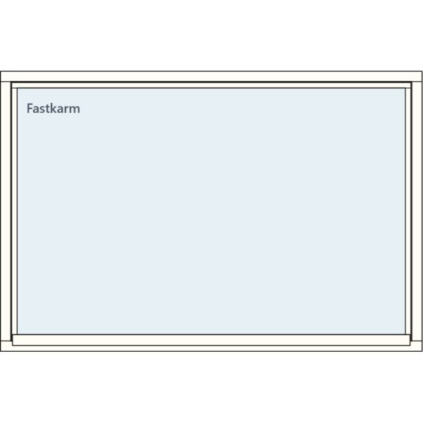 Finestra Trend Fastkarm 180x120 3-lags